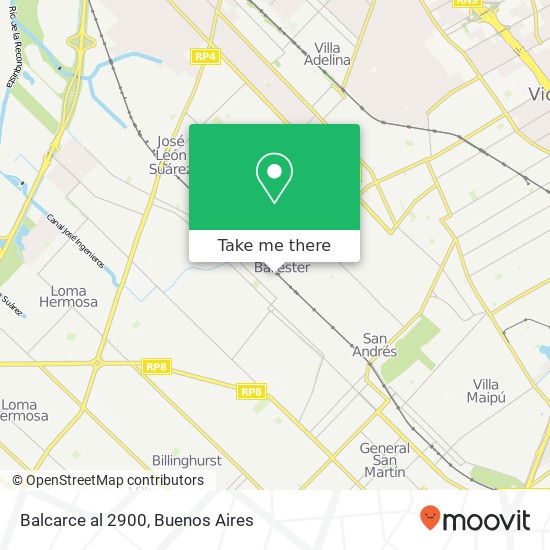 Balcarce al 2900 map