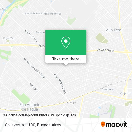 Chilavert al 1100 map