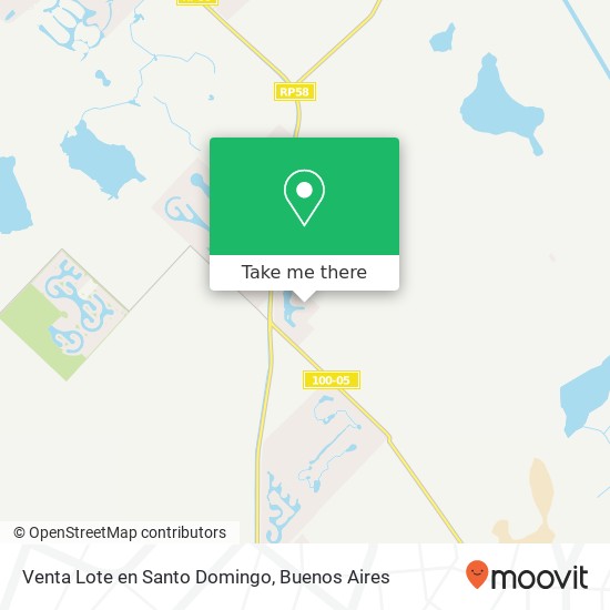 Venta   Lote en Santo Domingo map