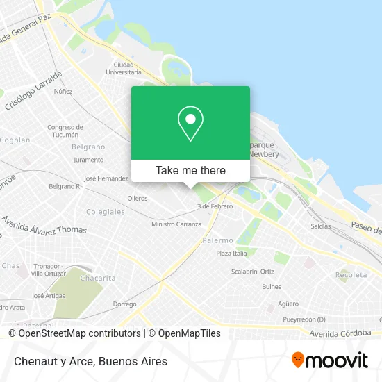 Chenaut y Arce map