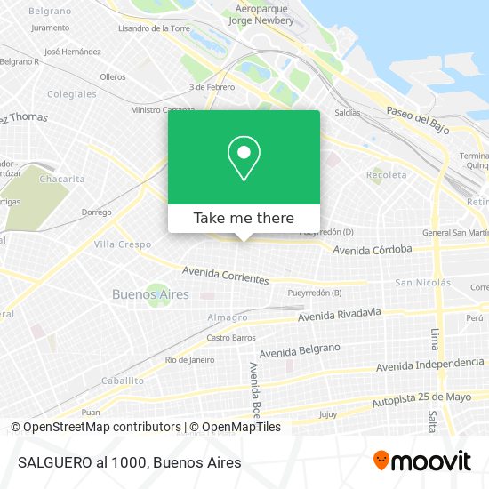 Mapa de SALGUERO al 1000