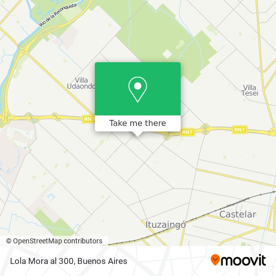 Lola Mora al 300 map