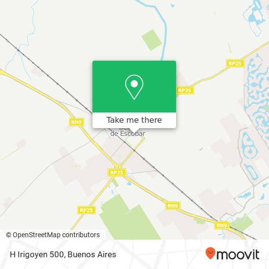H Irigoyen  500 map