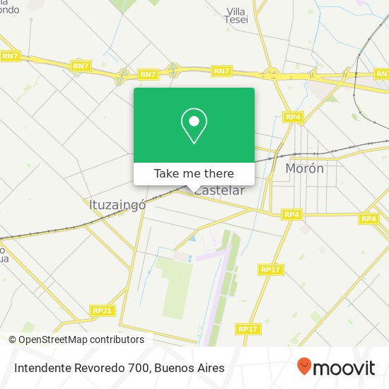 Intendente Revoredo 700 map