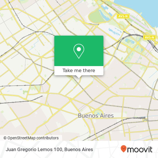 Juan Gregorio Lemos 100 map