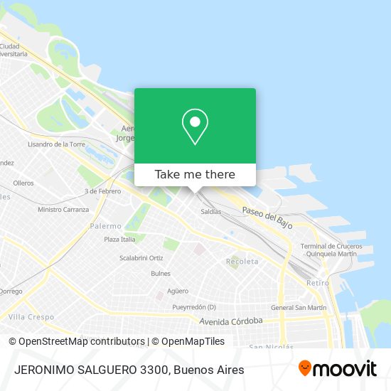 JERONIMO SALGUERO 3300 map