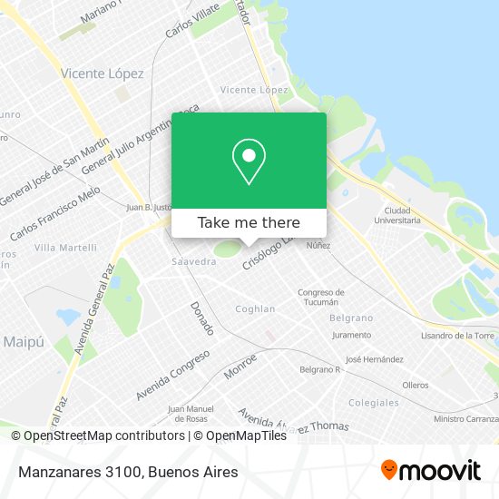 Mapa de Manzanares 3100