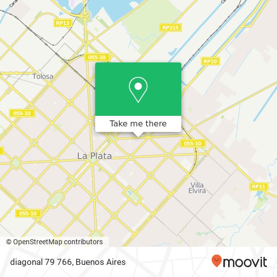 Mapa de diagonal 79  766