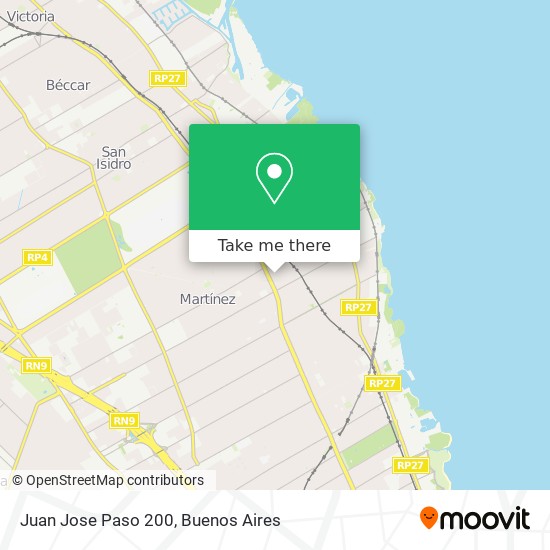 Juan Jose Paso 200 map