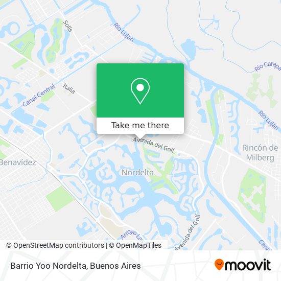 Mapa de Barrio Yoo  Nordelta