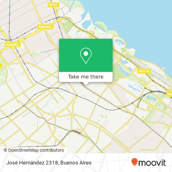 José Hernández  2318 map