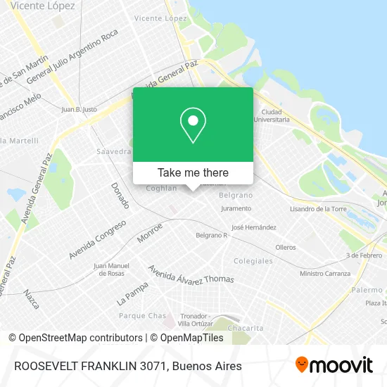 ROOSEVELT  FRANKLIN 3071 map
