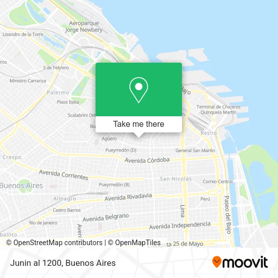 Junin al 1200 map