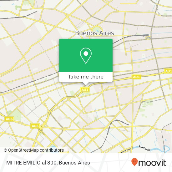 MITRE  EMILIO al 800 map