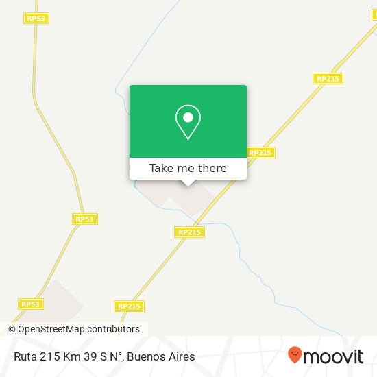 Ruta 215 Km 39 S N° map