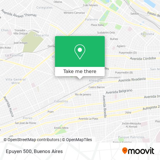 Mapa de Epuyen 500