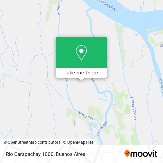 Mapa de Rio Carapachay 1000