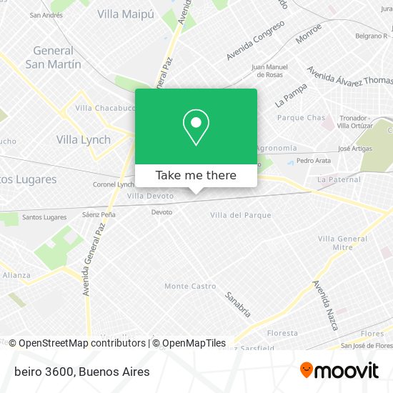 Mapa de beiro 3600