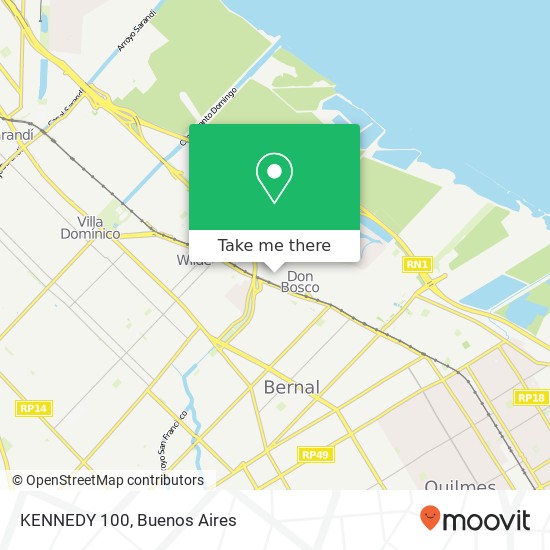 Mapa de KENNEDY 100