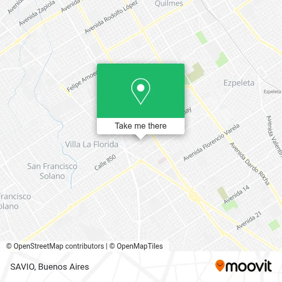 SAVIO map