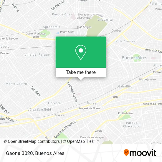 Gaona 3020 map