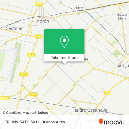 TRIUNVIRATO 5011 map