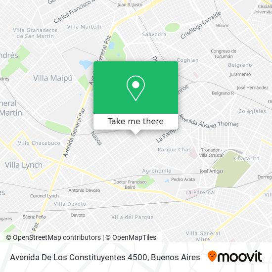Avenida De Los Constituyentes 4500 map