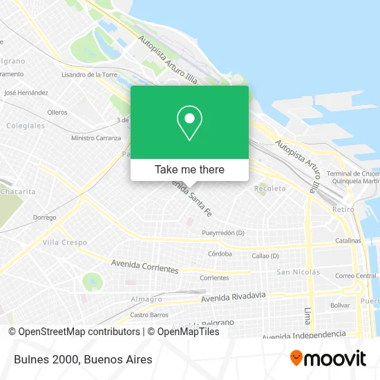 Bulnes 2000 map