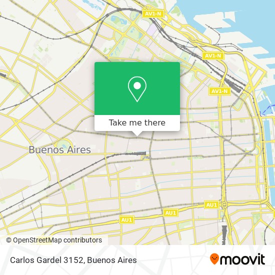 Carlos Gardel 3152 map