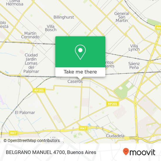 BELGRANO  MANUEL 4700 map