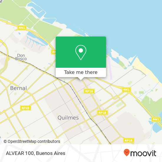 ALVEAR 100 map