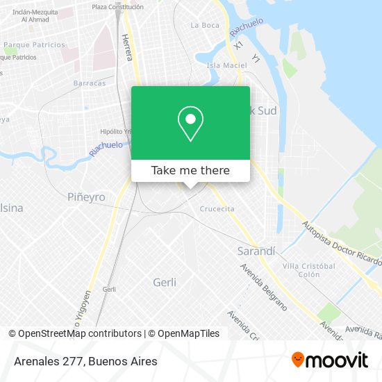 Arenales 277 map