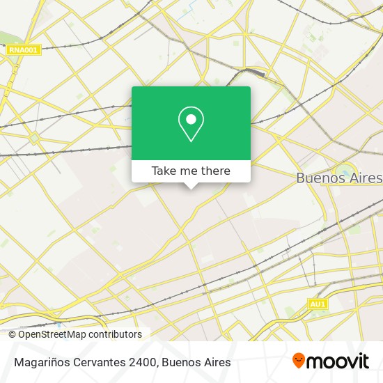 Magariños Cervantes 2400 map