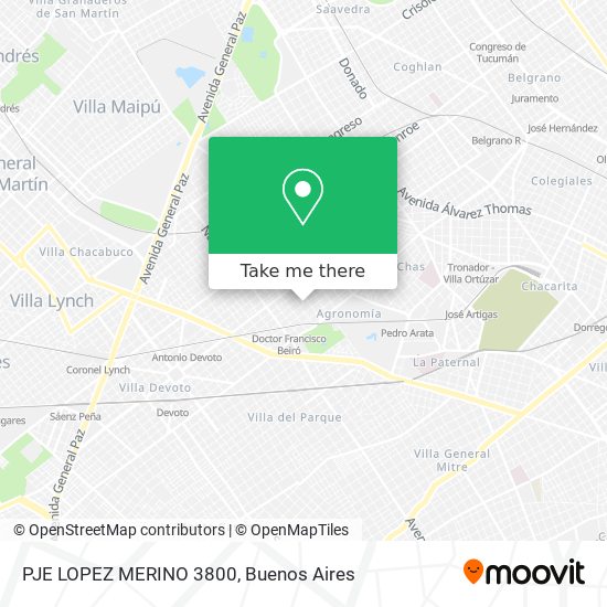 PJE  LOPEZ MERINO 3800 map