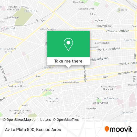 Av  La Plata 500 map