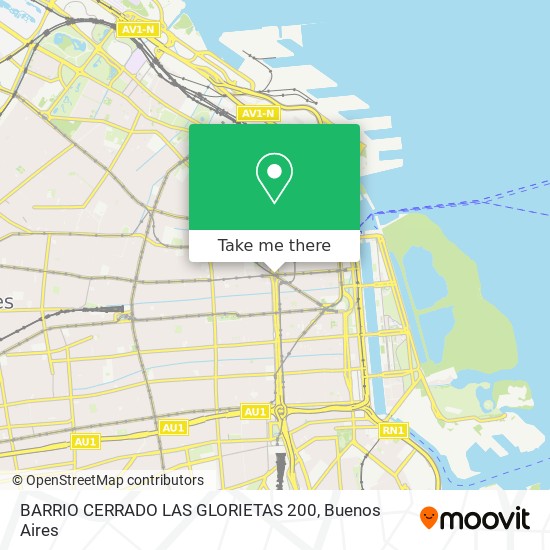 Mapa de BARRIO CERRADO LAS GLORIETAS 200