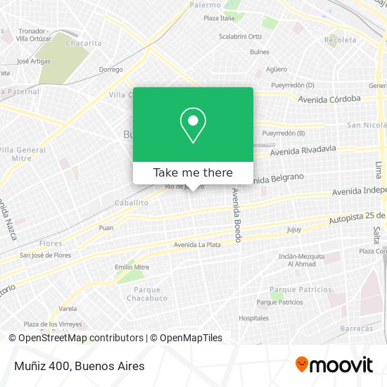 Mapa de Muñiz 400