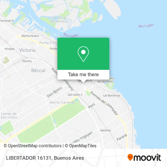 LIBERTADOR 16131 map