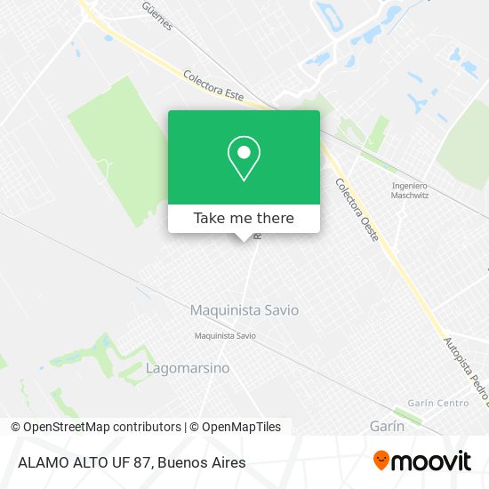 ALAMO ALTO UF 87 map