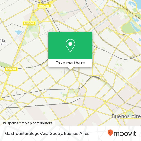 Gastroenterólogo-Ana Godoy map