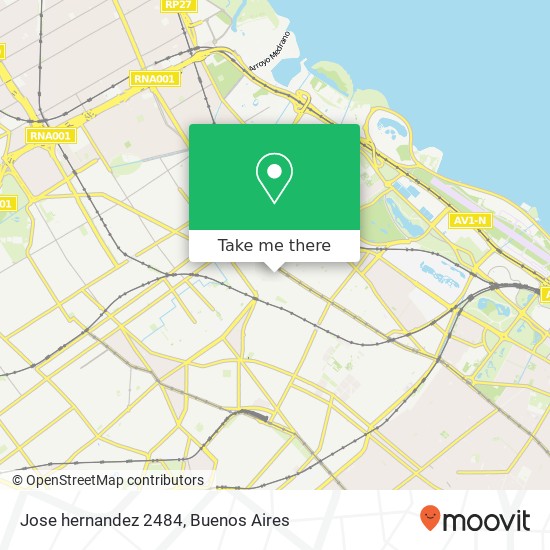 Mapa de Jose hernandez 2484