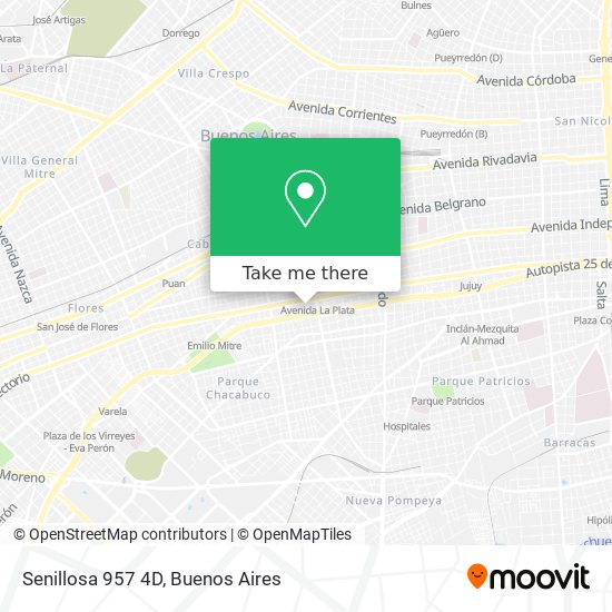 Mapa de Senillosa 957 4D