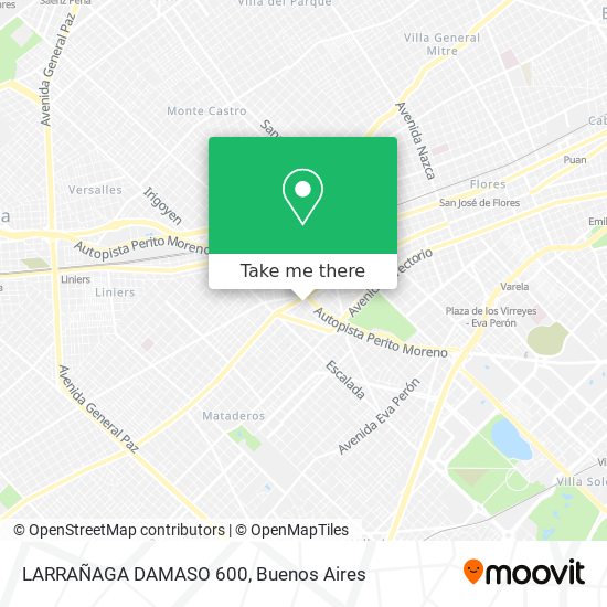 LARRAÑAGA  DAMASO 600 map