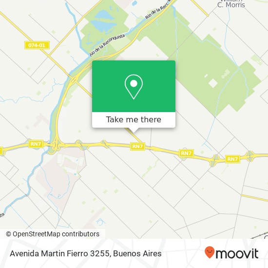 Mapa de Avenida Martin Fierro 3255
