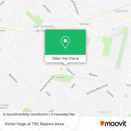 Victor Hugo al 700 map