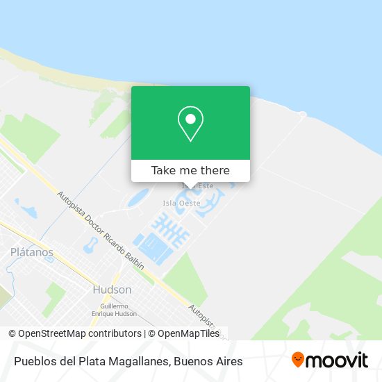 Mapa de Pueblos del Plata Magallanes