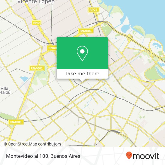 Montevideo al 100 map