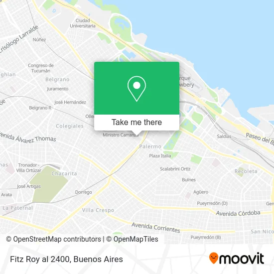 Fitz Roy al 2400 map