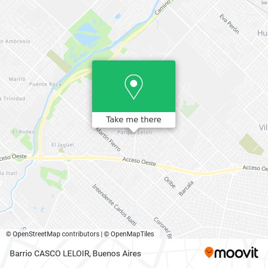 Barrio CASCO LELOIR map