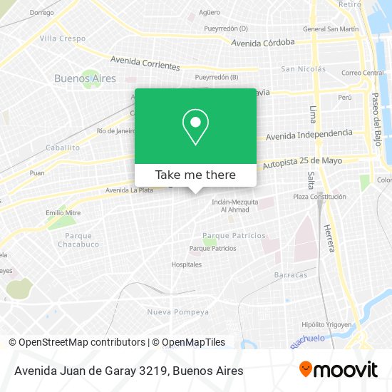 Avenida Juan de Garay 3219 map